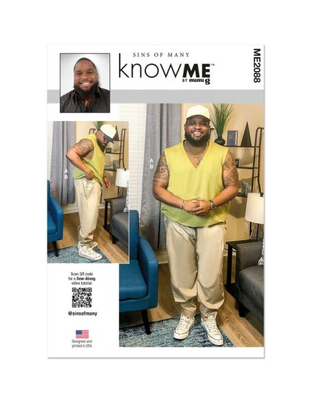 Patron KnowMe 2088.BB - Gilet et pantalon pour hommes