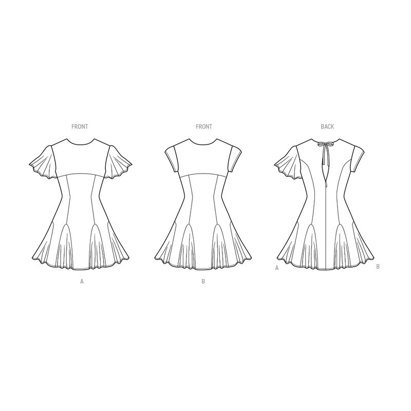 Patron KnowMe 2091.Y5 - Robe à variations de manches