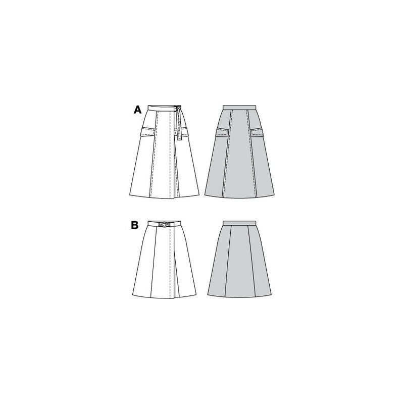 Patron Burda 5766 - Jupes glamour