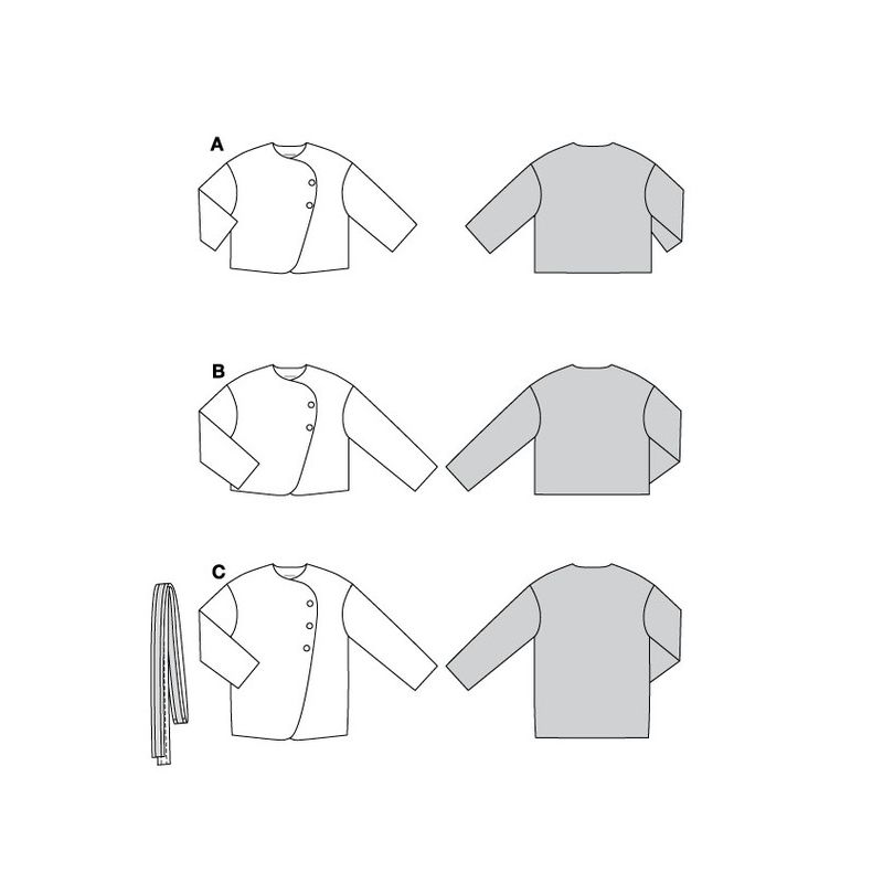 Patron Burda 5770 - Vestes tendances