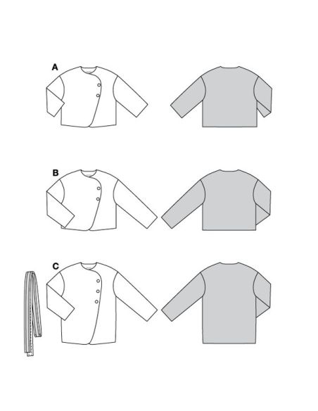 Patron Burda 5770 - Vestes tendances