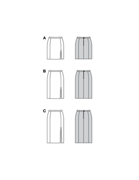 Patron Burda 5773 - Jupes polyvalentes