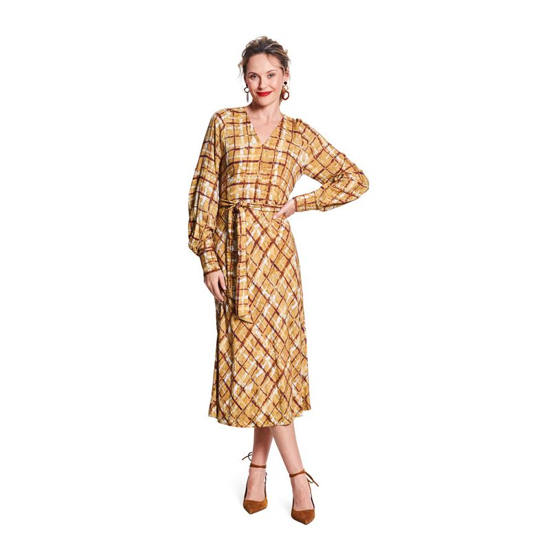 Patron Burda 5777 - Robe coupe en biais