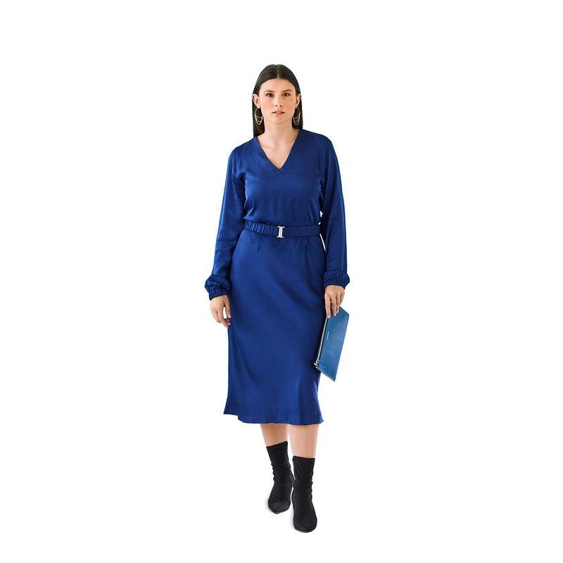 Patron Burda 5777 - Robe coupe en biais