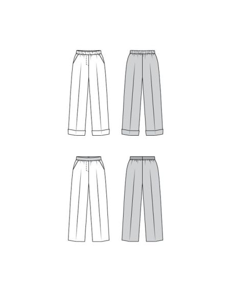 Patron Burda 5778 - Pantalon élégant et décontracté