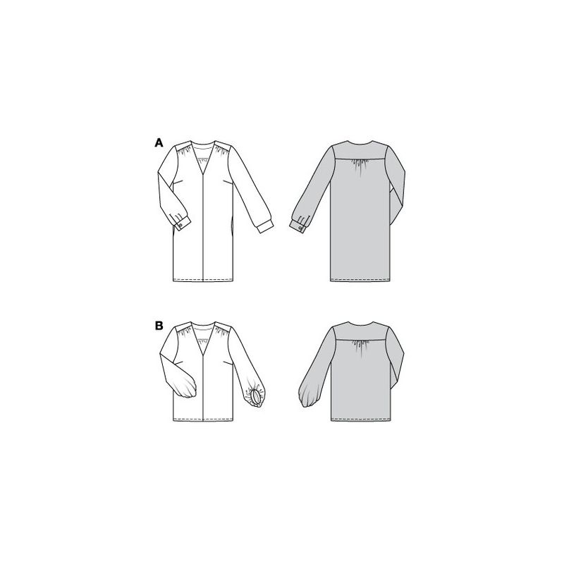 Patron Burda 5783 - Robe raffinée