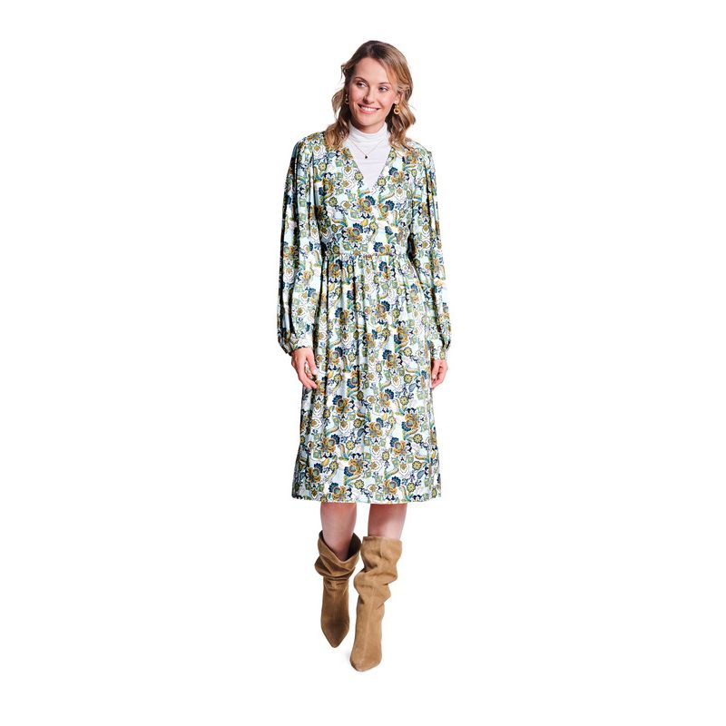 Patron Burda 5784 - Robe inspiration couture