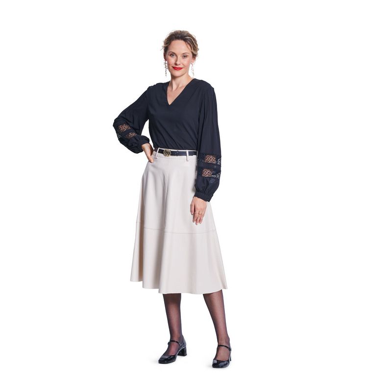 Patron Burda 5785 - Blouse inspiration couture