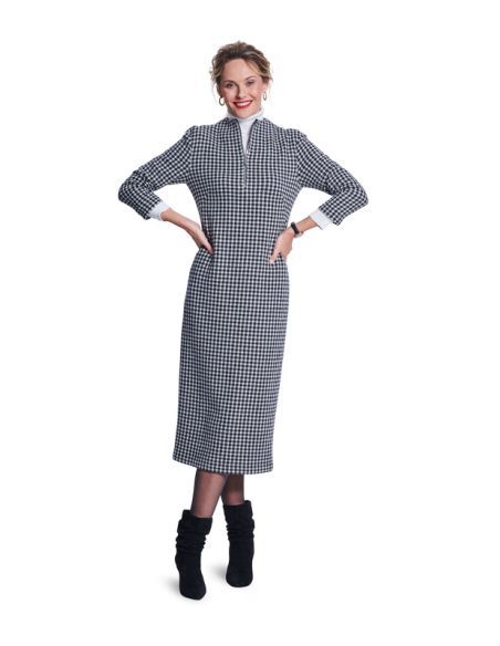 Patron Burda 5792 - Robe midi