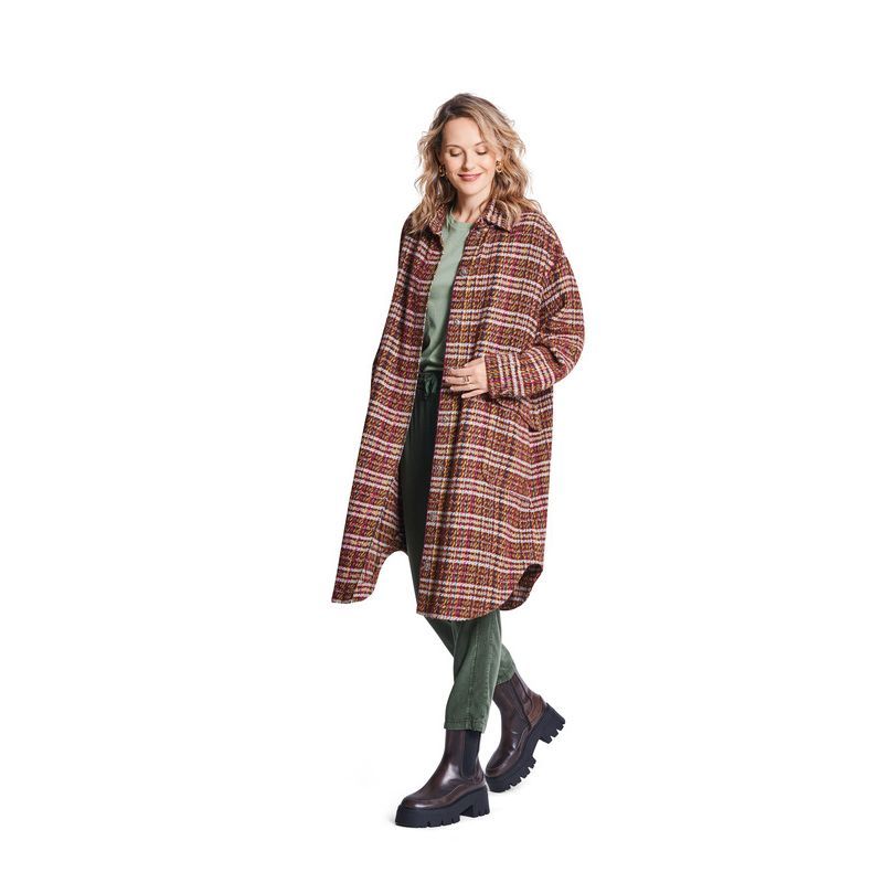 Patron Burda 5794 - Manteau douillet et confortable
