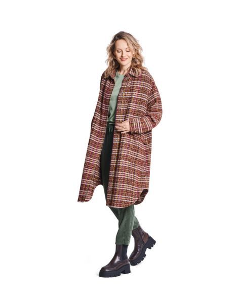 Patron Burda 5794 - Manteau douillet et confortable