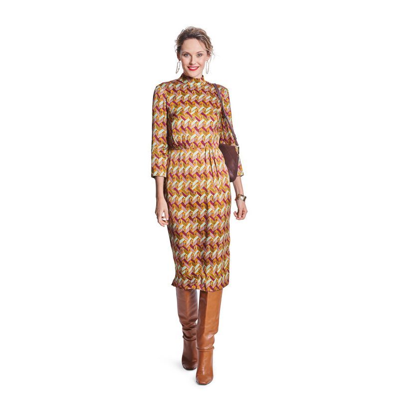 Patron Burda 5798 - Robe vintage