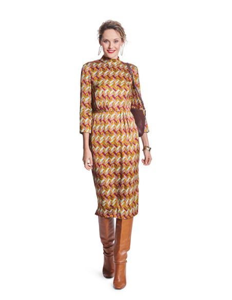 Patron Burda 5798 - Robe vintage