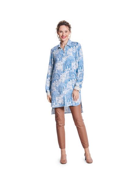 Patron Burda 5800 - Chemisier romantique