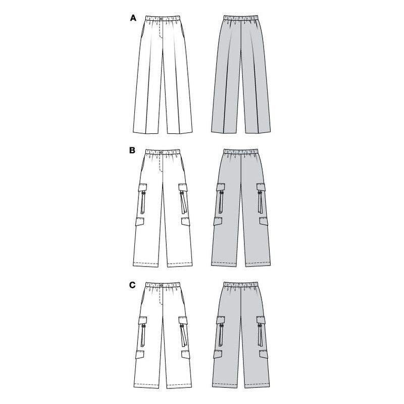 Patron Burda 5801 - Pantalon chic