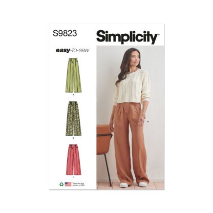 Patron Simplicity 9823.U5 (44-52) - Pantalon pour femmes