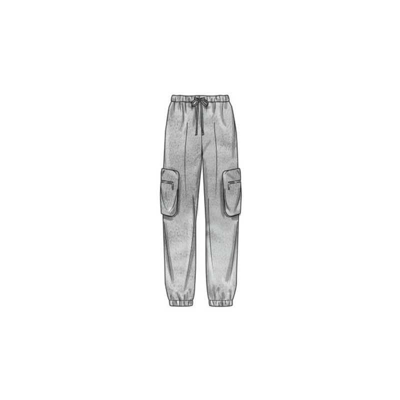 Patron Simplicity 9828.A - Sweatshirt et pantalon unisexes