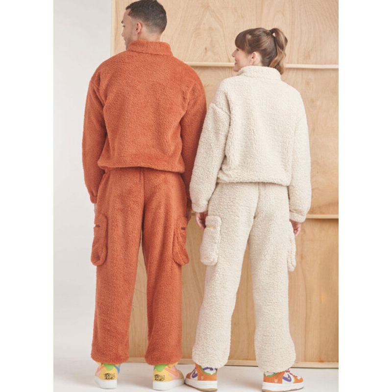 Patron Simplicity 9828.A - Sweatshirt et pantalon unisexes