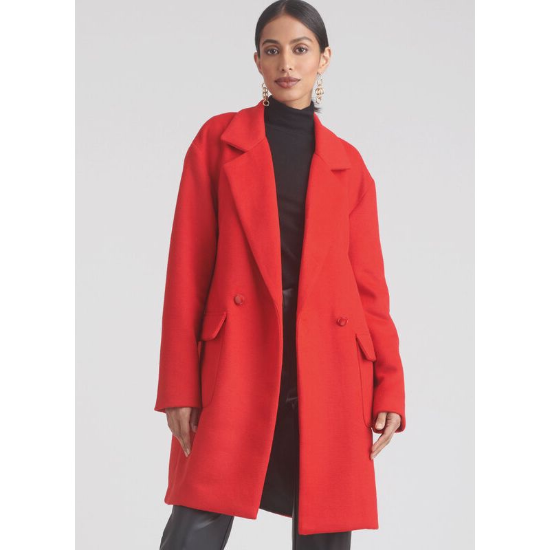 Patron Simplicity 9854.Y5 (46-54) - Manteau doublé pour femmes