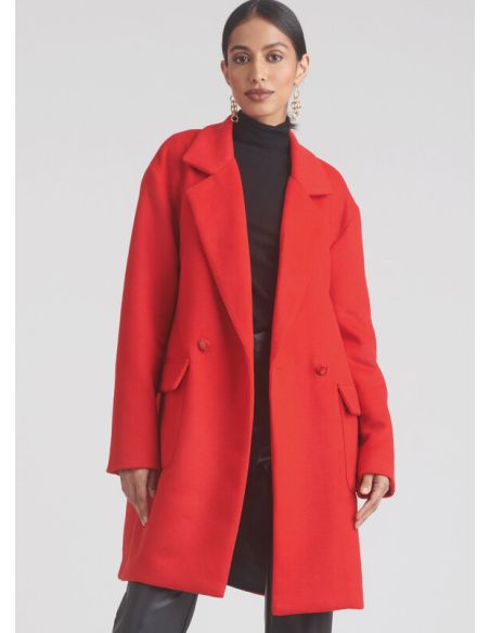 Patron Simplicity 9854.Y5 (46-54) - Manteau doublé pour femmes