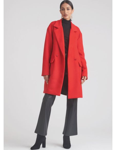 Patron Simplicity 9854.Y5 (46-54) - Manteau doublé pour femmes