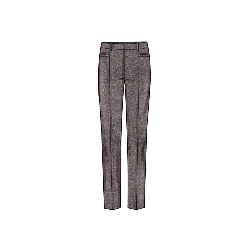 Patron Simplicity 9855.W3 (58-66) - Haut corseté et pantalon ajusté pour femmes