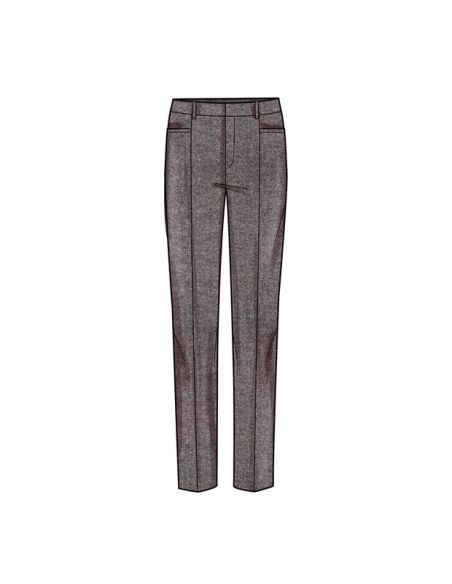 Patron Simplicity 9855.W3 (58-66) - Haut corseté et pantalon ajusté pour femmes
