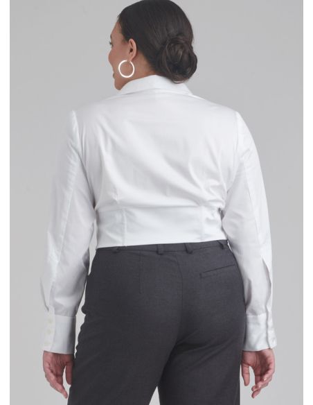 Patron Simplicity 9855.W3 (58-66) - Haut corseté et pantalon ajusté pour femmes
