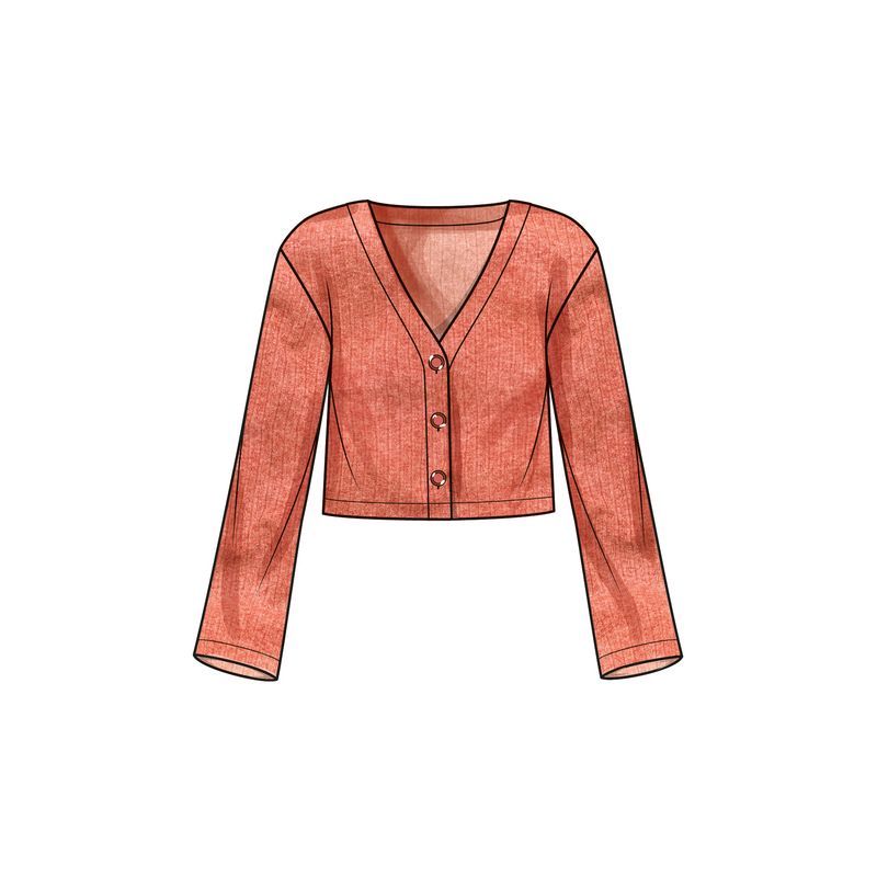 Patron Simplicity 9857.A - Loungewear en maille pour femmes