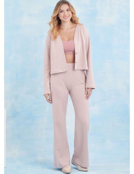 Patron Simplicity 9857.A - Loungewear en maille pour femmes