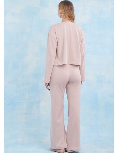 Patron Simplicity 9857.A - Loungewear en maille pour femmes