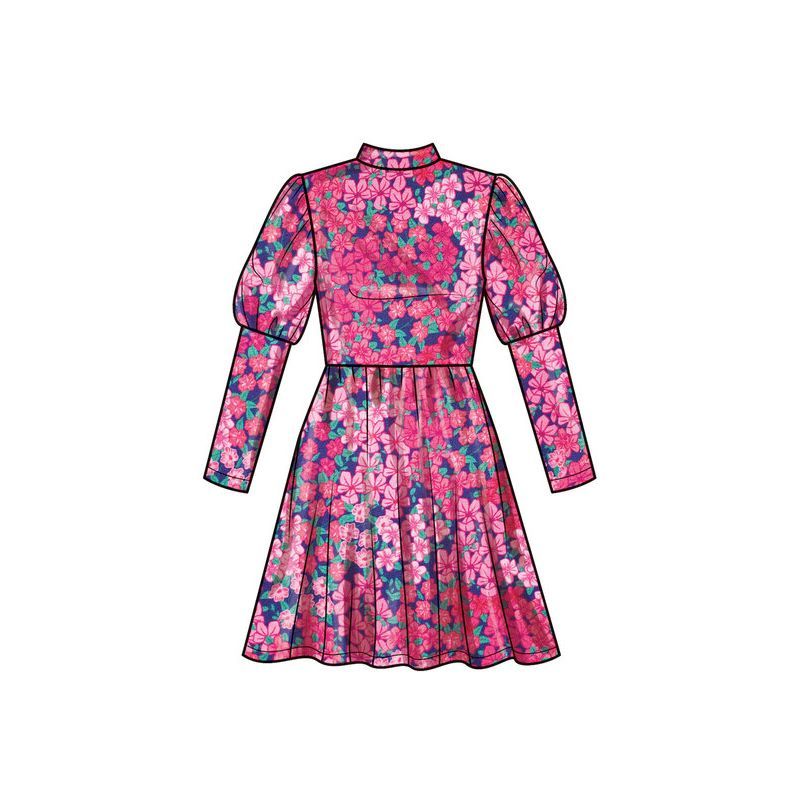 Patron Simplicity 9862.K5 (7-14) - Robes en maille pour enfants et filles