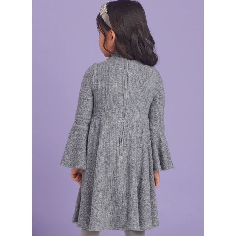 Patron Simplicity 9862.K5 (7-14) - Robes en maille pour enfants et filles