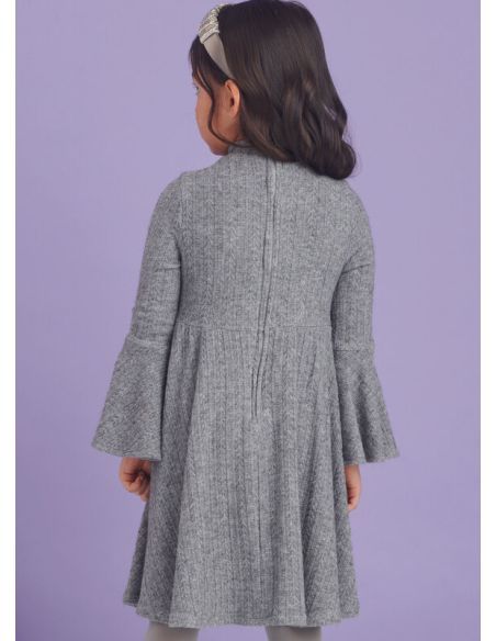Patron Simplicity 9862.K5 (7-14) - Robes en maille pour enfants et filles