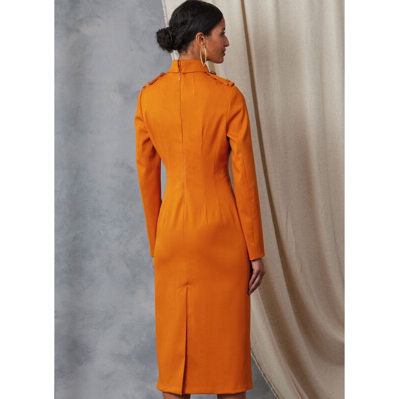 Patron Vogue 2045 B5 (36-44) - Robe fourreau avec variations de manches