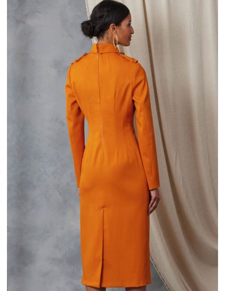 Patron Vogue 2045 B5 (36-44) - Robe fourreau avec variations de manches