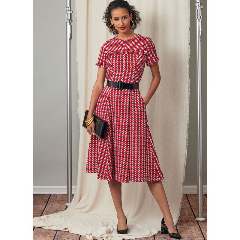 Patron Vogue 2046 R5 (42-50) - Robe fit-and-flare avec variations de manches