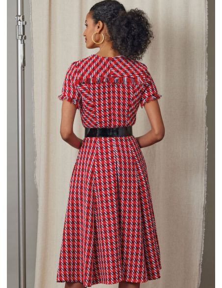 Patron Vogue 2046 R5 (42-50) - Robe fit-and-flare avec variations de manches