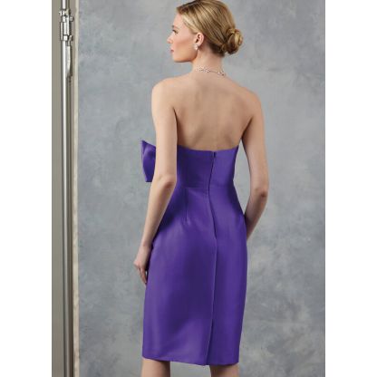 Patron Vogue 2047 Y5 (46-54) - Robe de soirée avec bustier drapé 2