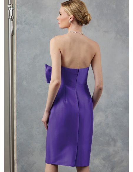 Patron Vogue 2047 Y5 (46-54) - Robe de soirée avec bustier drapé