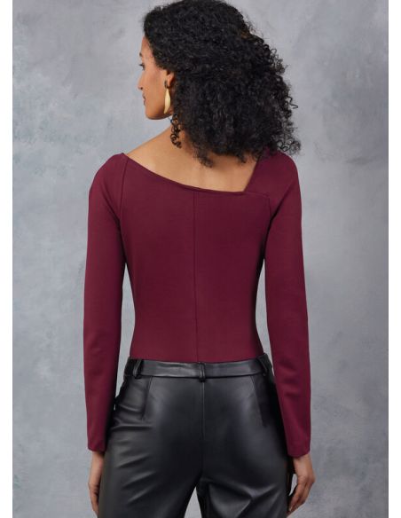 Patron Vogue 2049 B5 (36-44) - Body ajusté avec drapé élégant
