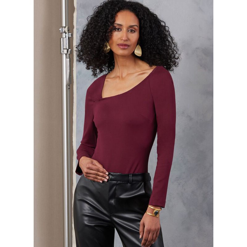 Patron Vogue 2049 B5 (36-44) - Body ajusté avec drapé élégant