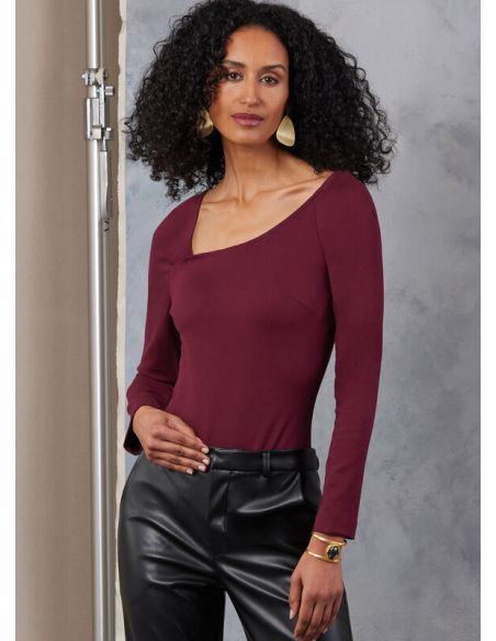 Patron Vogue 2049 B5 (36-44) - Body ajusté avec drapé élégant