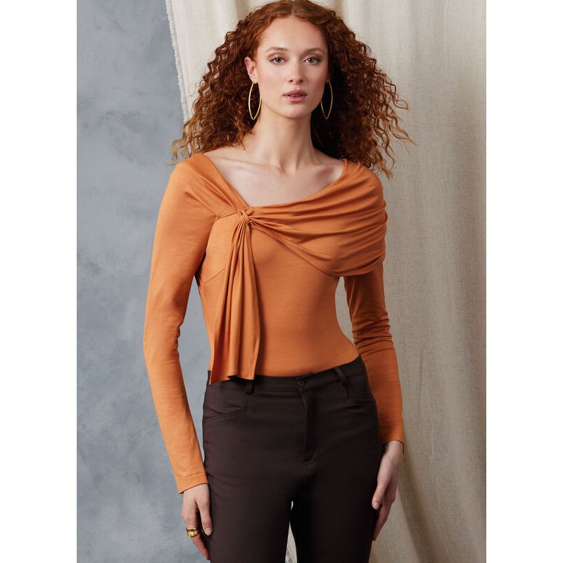 Patron Vogue 2049 Y5 (46-54) - Body ajusté avec drapé élégant