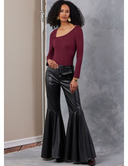Patron Vogue 2049 Y5 (46-54) - Body ajusté avec drapé élégant