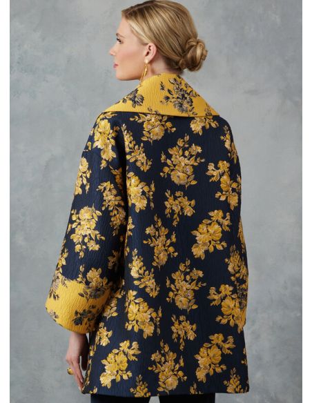 Patron Vogue 2052 Y5 (46-54) - Veste ample avec col à revers