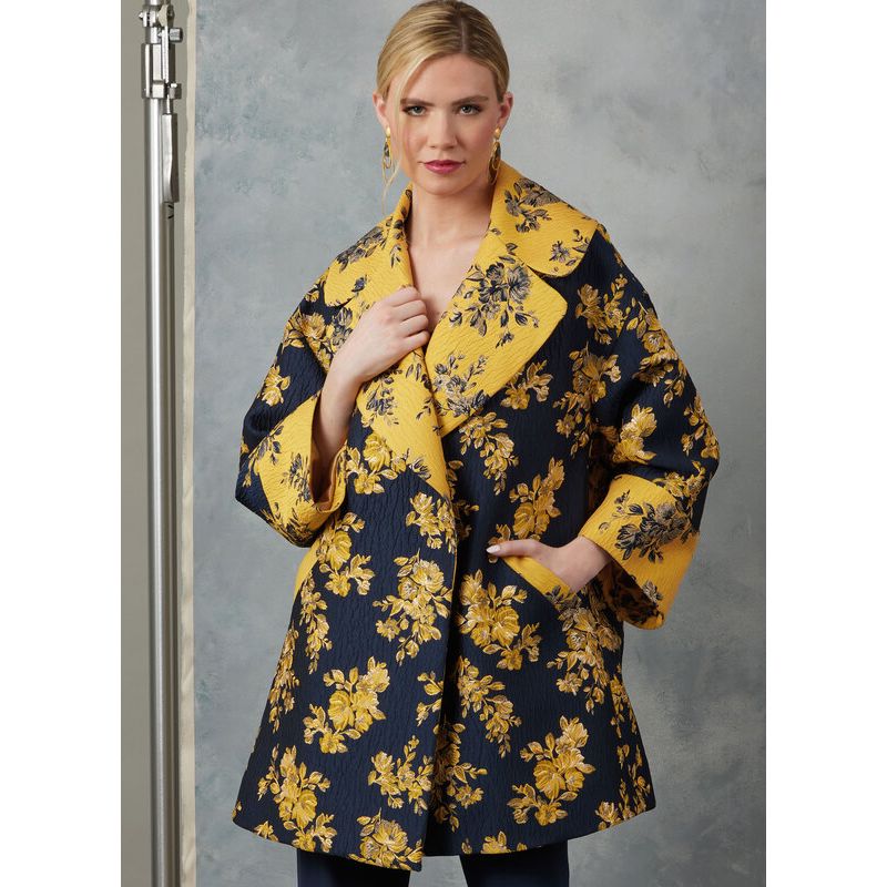 Patron Vogue 2052 Y5 (46-54) - Veste ample avec col à revers