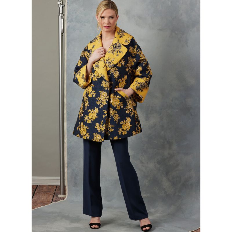 Patron Vogue 2052 Y5 (46-54) - Veste ample avec col à revers