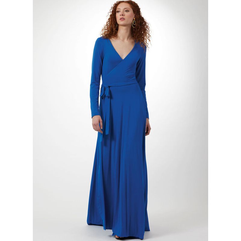 Patron Vogue 2060 Y5 (46-54) - Robe portefeuille réversible avec attaches