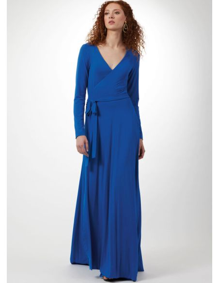 Patron Vogue 2060 Y5 (46-54) - Robe portefeuille réversible avec attaches
